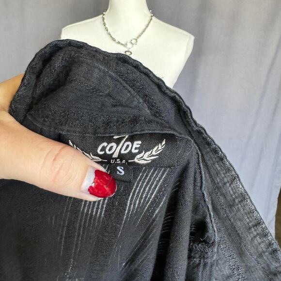 Grunge button up with graphic - Picture 4 of 4